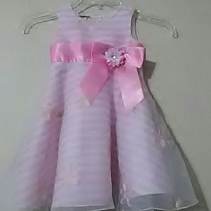Pink and white dress by Blueberi Boulevard size 2